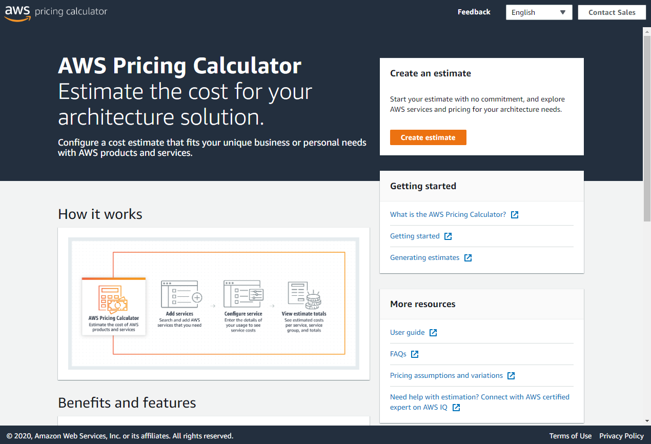 Aws料金の見積もり方法 公式ツールaws Pricing Calculatorの使い方 クラウド活用なび Awsなどの導入 移行 運用の活用事例